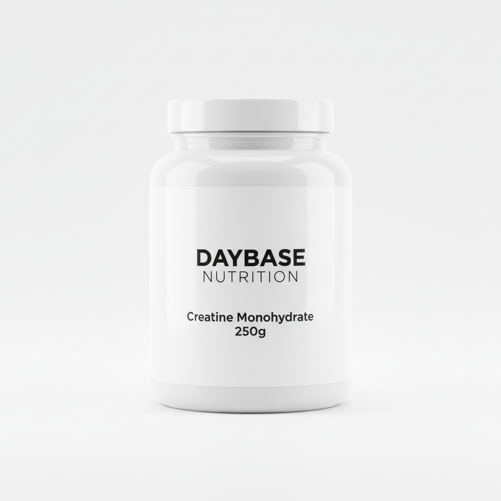 DAYBASE NUTRITION Creatine Monohydrate 250g white plastic tub