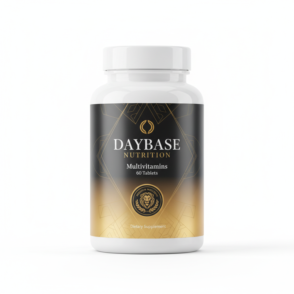 DAYBASE NUTRITION Multivitamins 60 Tablets premium label plastic tub