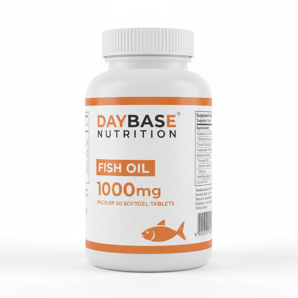 Daybase Nutrition Fish Oil 100mg 60 Softgels